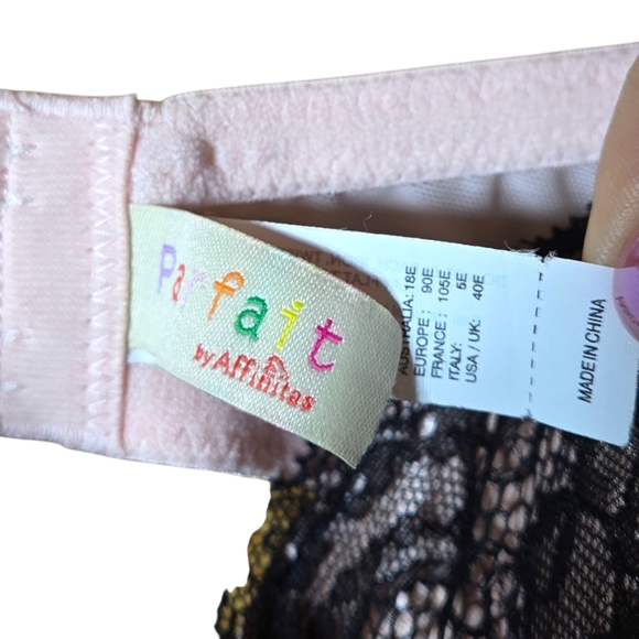 Parfait By Affinitas Lola Underwired Padded Balconette Bra Size 40E - Picture 4 of 9